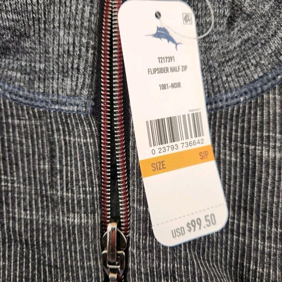 NWT Tommy Bahama Flipsider Half Zip Men's Size Small Reversible - Picture 7 of 15